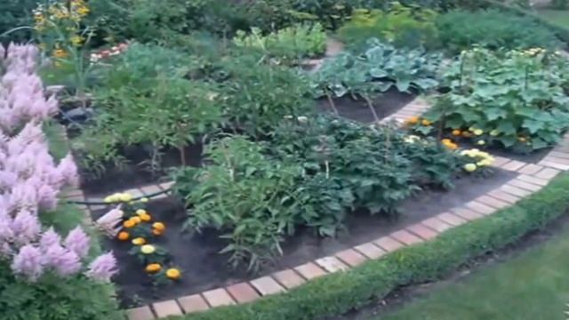 Разные виды оформления грядок и огорода. смотреть онлайн