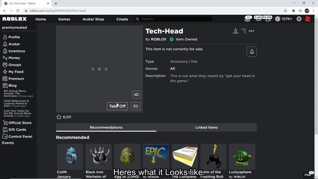 [LIMITED TIME] How to get TECH-HEAD HAT and TECH-HEAD ARSENAL SKIN! (PRIME GAMING) [ROBLOX] смотреть онлайн