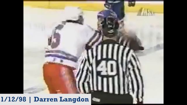 Top Ten NHL Hockey Fights Of Tie Domi