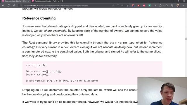 Reading Rust Atomics and Locks 003: Statics, leaking, reference counting смотреть онлайн