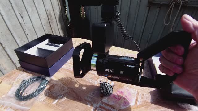 Video Camara KOMERY K1 56MP 16X Zoom 4K, с ночной съемкой. смотреть онлайн