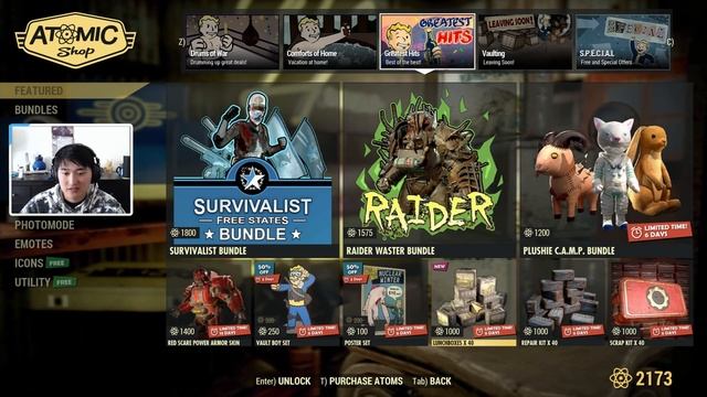 ATOMIC SHOP UPDATE for June 8 - 15, 2021 | Fallout 76 Atomic Shop Weekly Overview смотреть онлайн