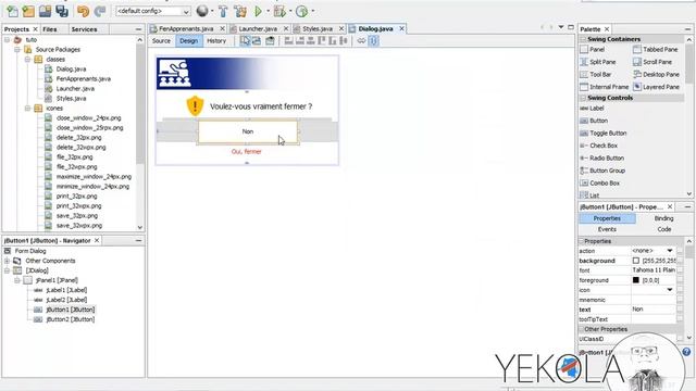 Java : design jDialog смотреть онлайн