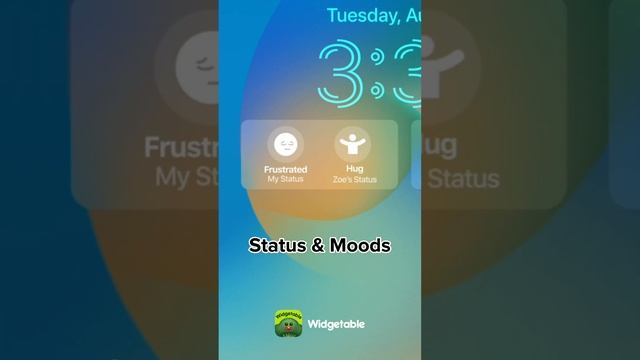 Widgetable New Feature - Lock Screen Widgets for Friends (iOS 16) смотреть онлайн