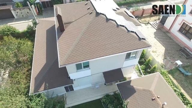 Завершен монтаж первой очереди 5 кВт солнечной электростанции.