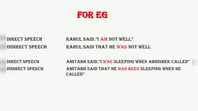 Direct indirect speech / direct indirect narration / easy explanation смотреть онлайн