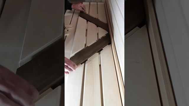 Делаю спинку полка в сауну. #Shorts смотреть онлайн