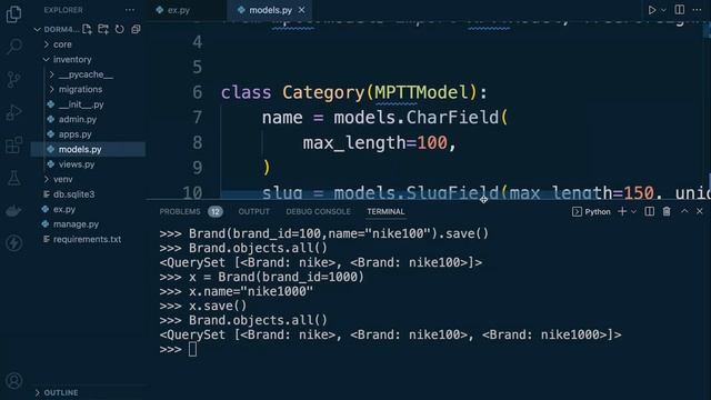 Django ORM - Insert data into a single table with save() смотреть онлайн