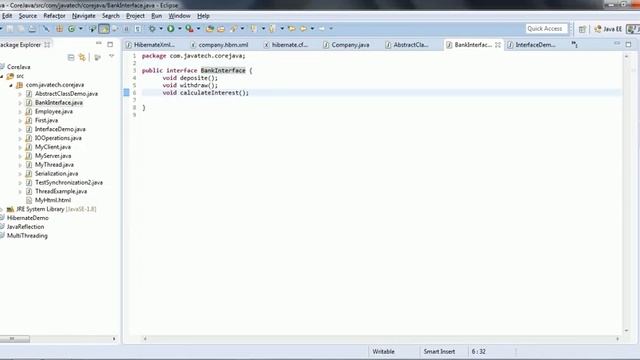 When to use Abstract class and When to use Interface in Java смотреть онлайн