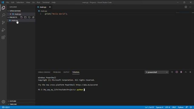 Running python code in/on visual studio code and visual studio смотреть онлайн