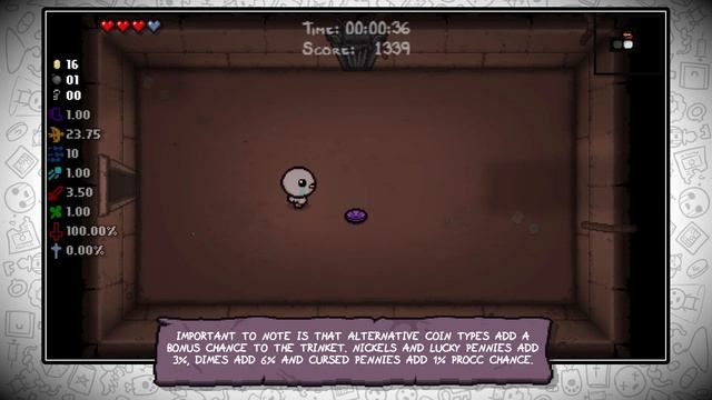 Molten Penny - FIEND FOLIO Trinket Guide - The Binding of Isaac Mod смотреть онлайн