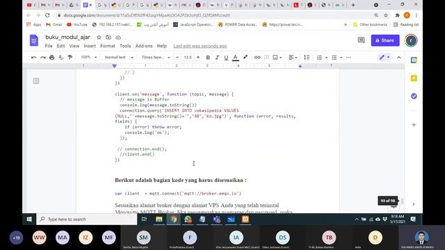 MQTT Simpan ke Database MYSQL смотреть онлайн