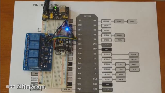Проверка работы приложения и прошивки NodeMCU