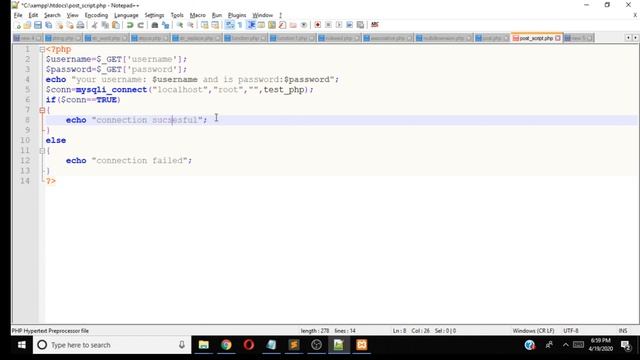how to insert data into database in php using xampp ||priyog educational || in hindi смотреть онлайн