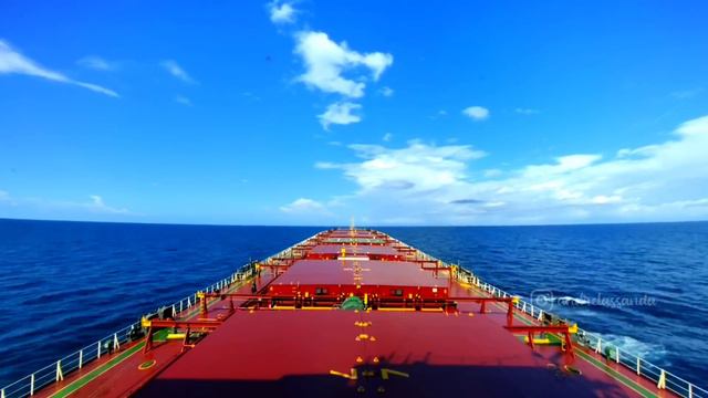 Bulk Carrier Panamax Size Timelapse смотреть онлайн