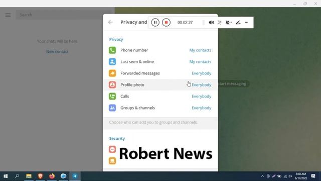 Telegram Desktop смотреть онлайн