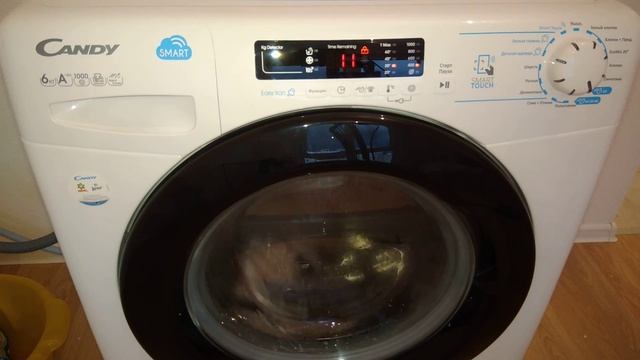 . Стиральная машина Candy Smart CSS34 1062DB1-07, которая стирает и полоскает без воды. Обзор