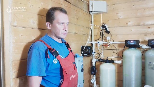 Монтаж системы очистки воды в коттедже смотреть онлайн