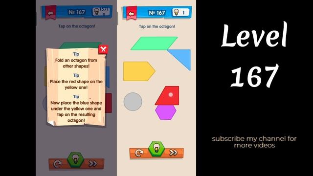 IQ Boost Level 167 Tap on the octagon смотреть онлайн