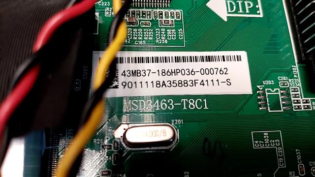 Ремонт телевизора  AOC LE43M3570/60 нет изображения.