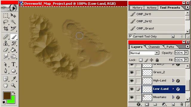 Photoshop 7 - Overworld Map Project - Part One смотреть онлайн