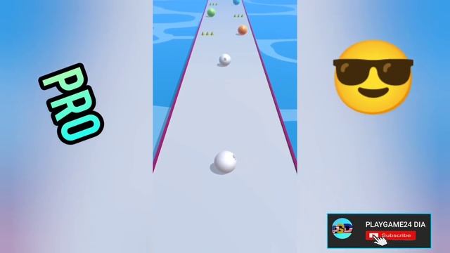 NOOB VS PRO VS HACKER VS GOD in Faster Run 2048 - Ball game 3D смотреть онлайн