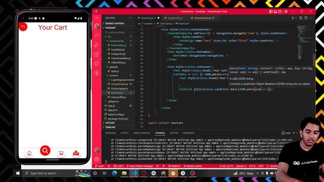 Let's Build a Food Delivery App in React Native ( Day 10 ) | React Native Projects смотреть онлайн