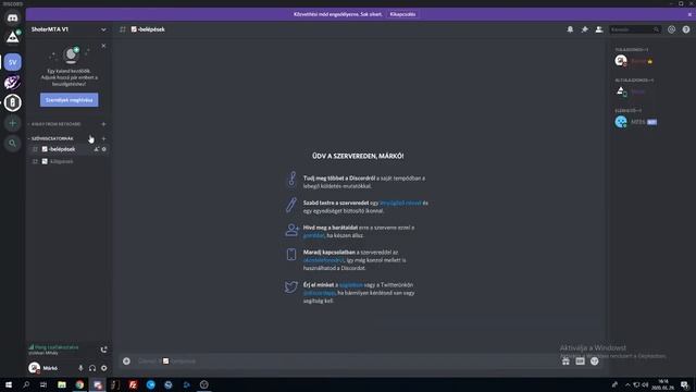 Discord fejlesztés 1.rész (ShoterMTA V1) смотреть онлайн