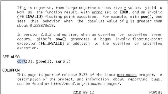How to read man pages. we illustrate with math functions смотреть онлайн