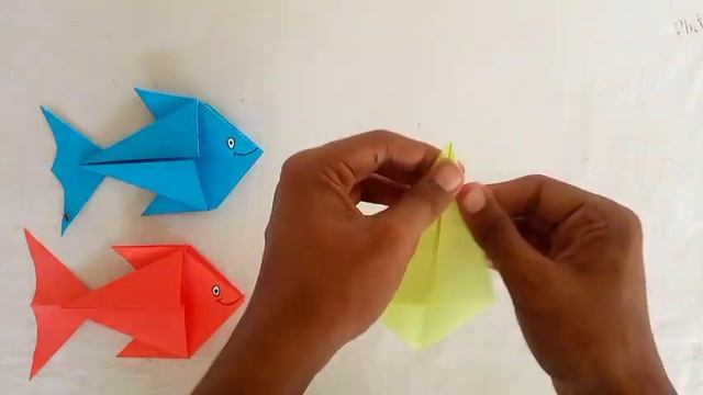How to make paper fish?/Paper fish making easy/paper fish craft/Origami paper fish/Paper craft idea смотреть онлайн