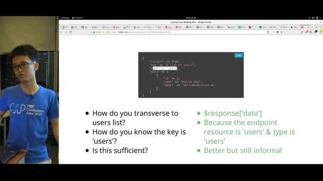 Lessons From Building APIs - Singapore PHP User Group смотреть онлайн