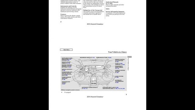 ? 2010 Honda Accord Crosstour - Accord Owner's Manual - PDF (434 Pages) - Cars manuals Free ?️ смотреть онлайн