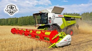 CLAAS Lexion 7700 - Новый гибридный комбайн с двумя роторами уже на полях России! Обзор и работа!