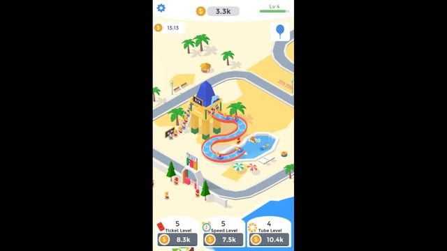 IDLE AQUA PARK MOBILE HD GAMEPLAY AND WALKTHROUGH (ANDROID\IOS) PART 1 смотреть онлайн