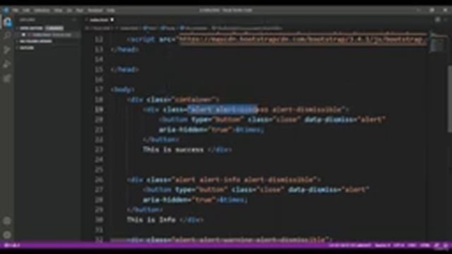 Bootstrap Alerts смотреть онлайн