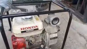 Как заводить и подключать мотопомпу бензиновую WB20XT HONDA