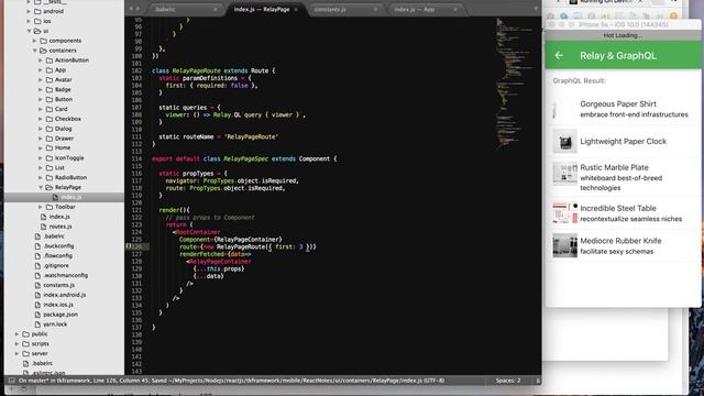 react native - graphql relay смотреть онлайн
