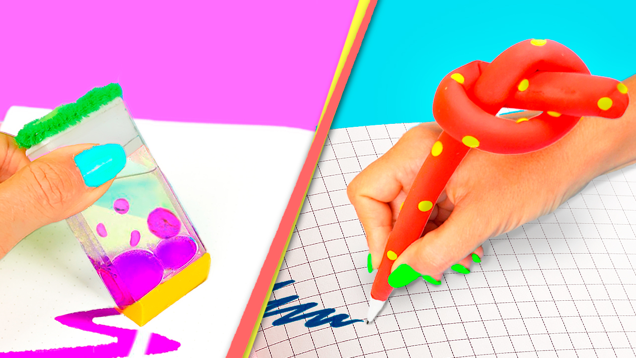 Антистресс канцелярия – 5 идей Игрушки антистресс своими руками смотреть онлайн