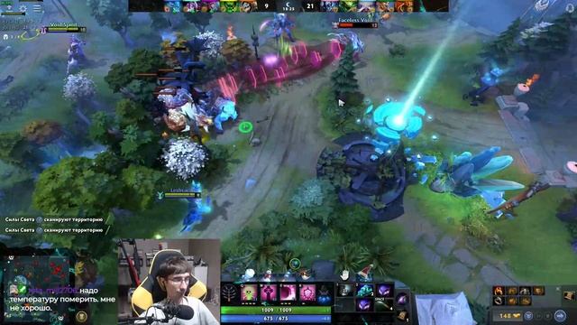 Dota 2 - Даззл четверка. У нас топовый Сларк в тиме. Отлично прожимает кнопки смотреть онлайн