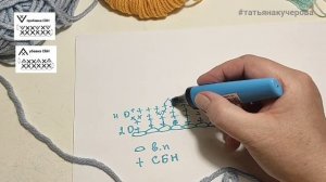 3. СБН прибавки и убавки, Вязание крючком для начинающих