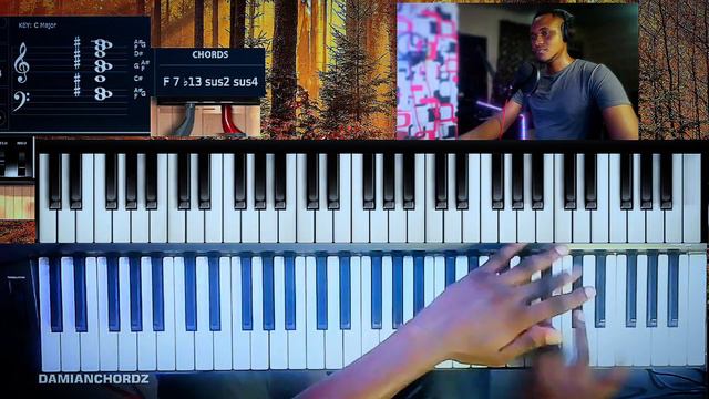 Gospel Piano Tutorial | Learn passing chords in the key of F Major смотреть онлайн