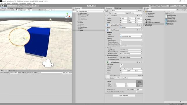 Stencil buffer в unity за 5 минут. Как сделать маску в 3Д? смотреть онлайн