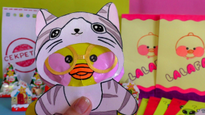 Как сделать уточку Лалафанфан из бумаги и одежду своими руками