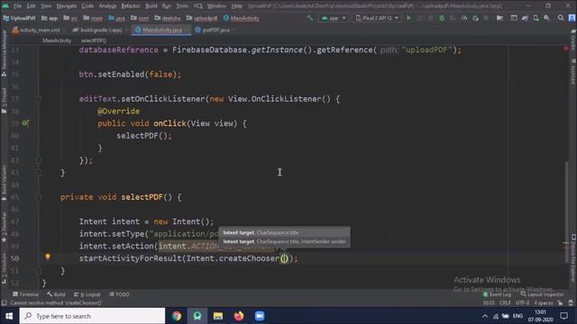 Upload PDF File in Firebase - Android | Java | Android Studio Tutorial - Quick + Easy смотреть онлайн
