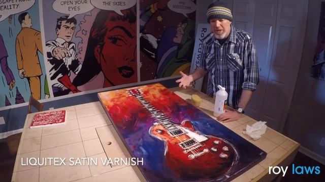 How to Varnish Your Acrylic Painting (Tutorial) смотреть онлайн
