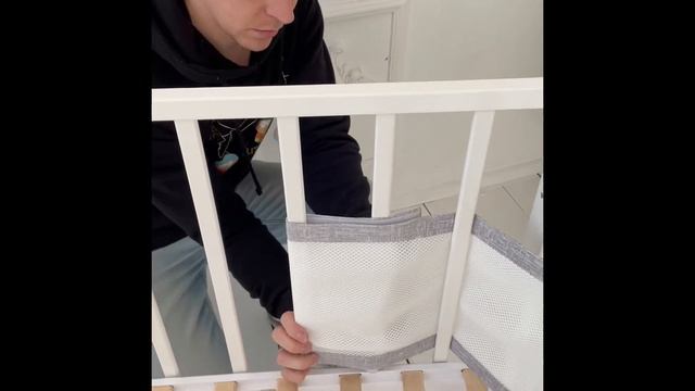 Установка бортиков в стандартную кроватку смотреть онлайн