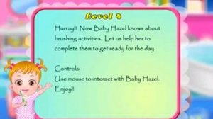 Бесплатные игры онлайн  Baby Hazel Brushing Time  Малышка Хейзел Время уборки, игра для девочек