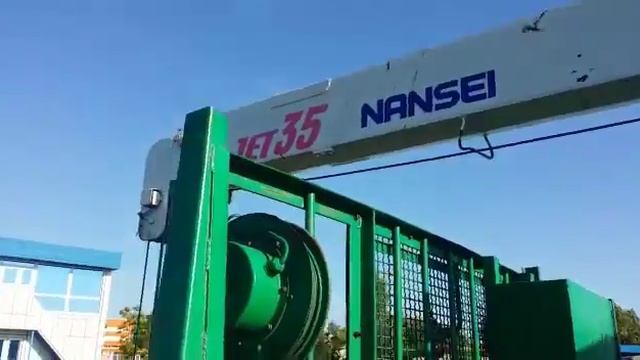 Крановая установка Nansei PC35 4 вылета, гп 3000 кг с лебедкой смотреть онлайн