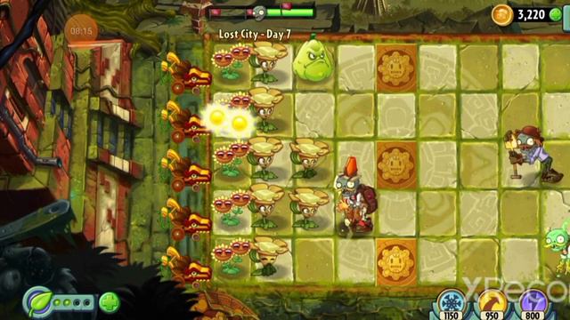 Тест 3 новых для меня растений. PvZ2 смотреть онлайн