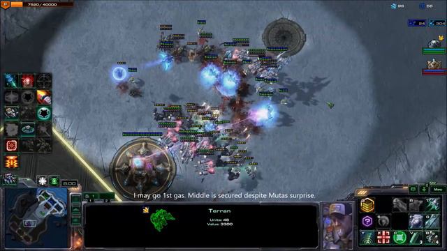 Desert Strike HotS - Video 35 - TvT (Marauder, Marine, Tank) смотреть онлайн